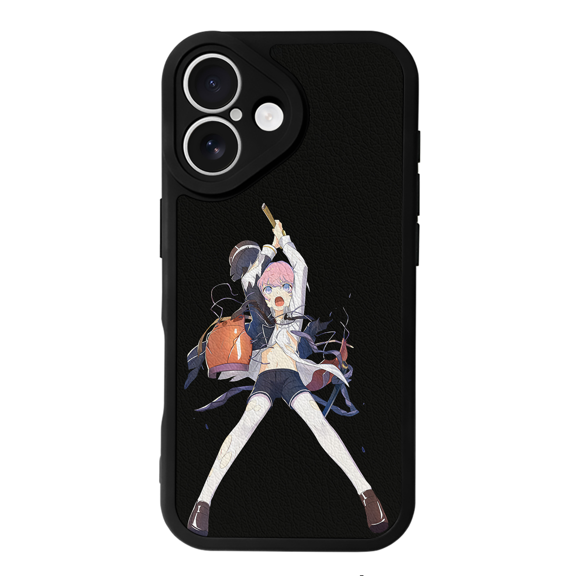 （画像用） 刀剣乱舞 Touken Ranbu 【iPhone 16シリーズ対応】シリコンスマホケース（レザー調） 材質：シリコン